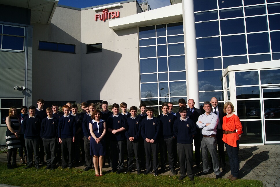 Colaiste Choilm TY students enjoy a visit to Fujitsu